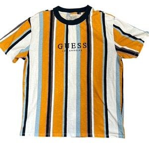 Guess Vintage Multicolor Striped Short Sleeve Tee